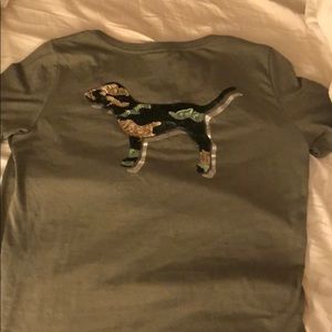 Pink bling camo shirt